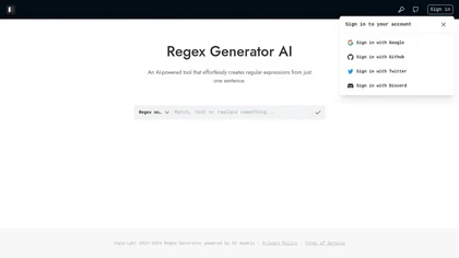 Regex Generator AI